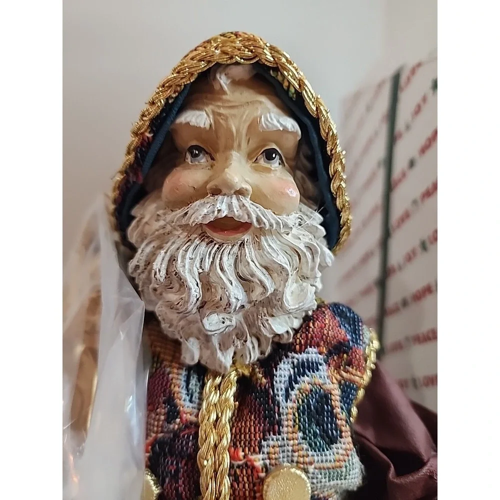 House Of Lloyd Rustic Santa Clause Christmas Tree Topper 14